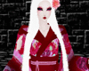Red Floral kimono