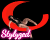Glowing Red Moon Avatar