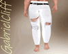 White Ripped Jeans