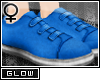 #Velcro Flats-Blue[F]#