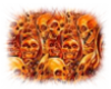 Flaming Skulls