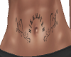 Custom Stomach Tattoo