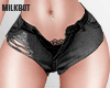 Cora Black Shorts
