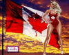 Canada Swimsuit Red