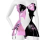 Pink Chrome Bow dress