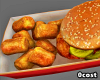 Chicken Burger & Potatoe