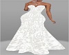 !WHITE Lace Gown