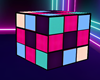 Rubiks cube neon