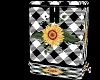 Sunflower Trash can