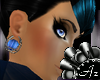 *az*rainbow-blue earring