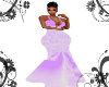 C8-XL Lavender Lace Gown