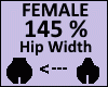 Hip Scaler 145% Female