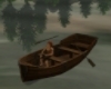 Animated wooden boat