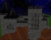 Medieval night castle