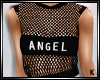 Angel Mesh Grid Top