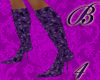 *B4* Purple Diva Boots