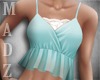 MZ! Teal sling lace top