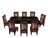 LEATHER ANI  TABLE  SET