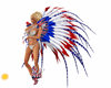 ! 4th July Feather Wings
