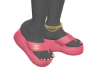 CC pink sandals