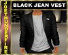 Black Jean Vest