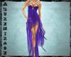 ^AZ^Purple Silk Dress