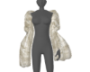 (7K)Ivory Fur Shawl
