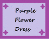 *JK* Purple Flower Dress