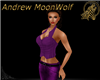 Western Bustier Purple