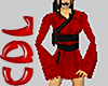 CdL Short Red Kimono