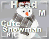 R|C Snowman Head Grey M
