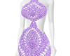 CROCHET PURPLE DRESS