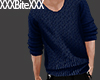 M' Knit Sweater blue
