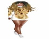 sandra  white/gold