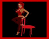  8 pose model chair red