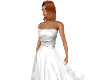 Sleeveless White Gown