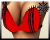(AR)Red  Spike bra