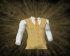 (RK)Tan Vest Dress Shirt