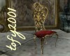 T- Chair Rococo red