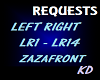 LEFT RIGHT- ZAZAFRONT