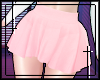   baby pink skirt