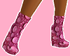 pink raindrop shoes