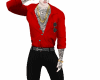 Red Shirt Pants Suit