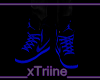 {T} Sneakers Blue /Black