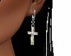 DIAMOND*CROSS*EARRINGS 2