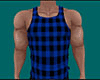 Blue Tank Top Plaid (M)