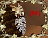 {M} Gold Diamond Leaf