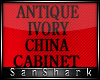ANTIQUE IVORY CHINA CAB