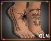 Q* Feet  Rings+Tattoo