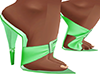 ~N~ Green Bow Shoes